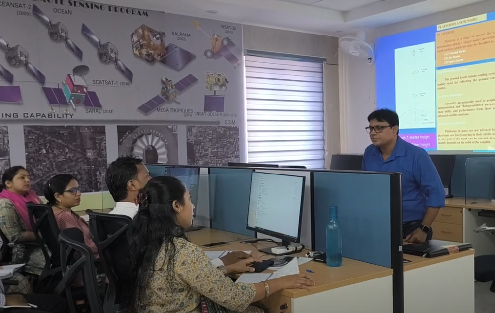 Image Analysis (ARCGIS) training by Dr. Surya Deb Chakraborty(Scientists, ESRI) @BIRSAC LAB