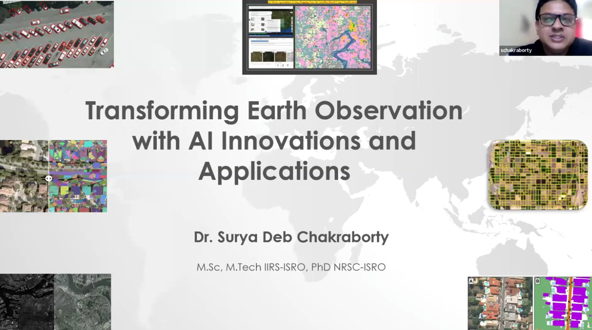 Transforming Earth Observation with AI | Dr. Surya Deb Chakraborty ‪@uniofdubai‬